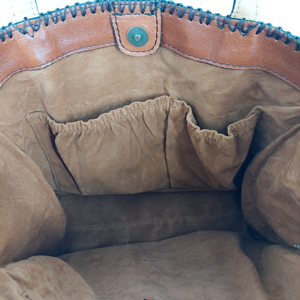 Patricia Nash Patchwork Leather Tote Shoulder Bag - Picture 7 of 16